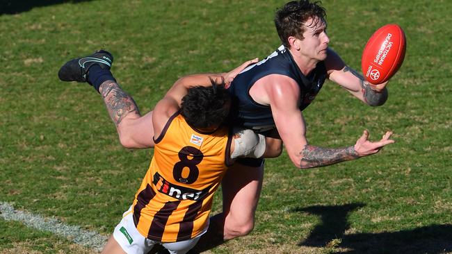 Cameron O'Shea claimed Northern Blues’ best and fairest with a record tally of 146 votes. Picture:Andy Brownbill