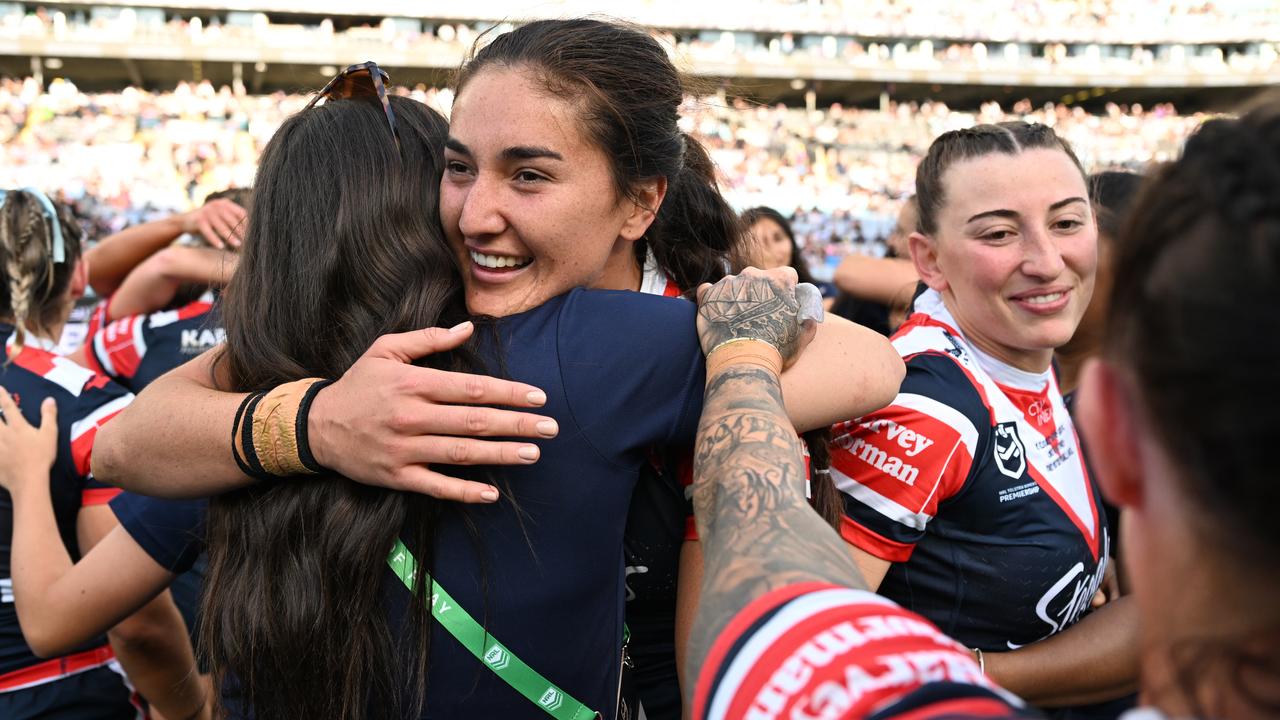 Olivia Kernick learnt of her Jillaroos snub during Roosters title celebrations.