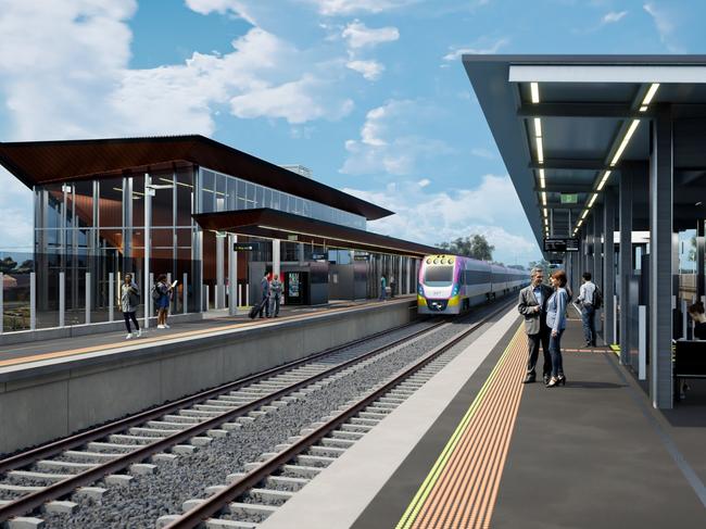 NEW MELTON rAILWAY STATION RENDERS. RENDERS SUPPLIED