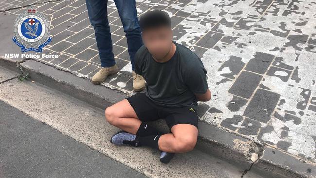 A 27-year-old man was arrested yesterday in Lalor Park as part of the ongoing investigation. Picture: NSW Police