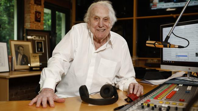 John Laws has announced his retirement from radio, and will deliver his final broadcast on November 9. Picture: Richard Dobson