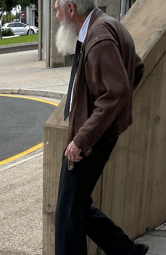Edward Murphy, 70, outside Beenleigh Magistrates Court