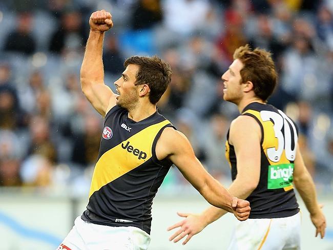 Sam Lloyd is proving to be handy goalkicker for Richmond.