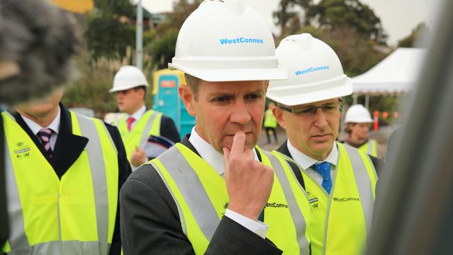 Former NSW Premier Mike Baird announced plans for the parklands in 2016.