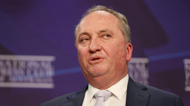 Barnaby Joyce says Mr Porter had “done the right thing”. Picture: NCA NewsWire / Gary Ramage