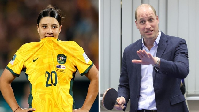 Prince William has come under attack for a message he sent to the Matildas.