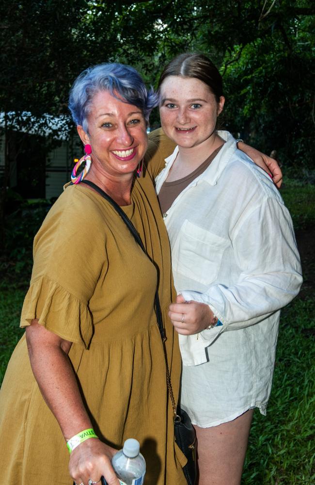 Shelley and Janika Beasley from Yeppoon at Wintermoon Festival at Mount Charlton.Picture: Michaela Harlow