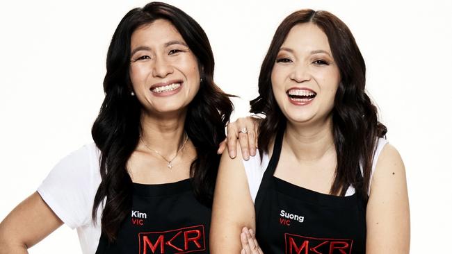 Victorian mums Kim and Suong are on the series to make their children proud. Picture: Channel Seven