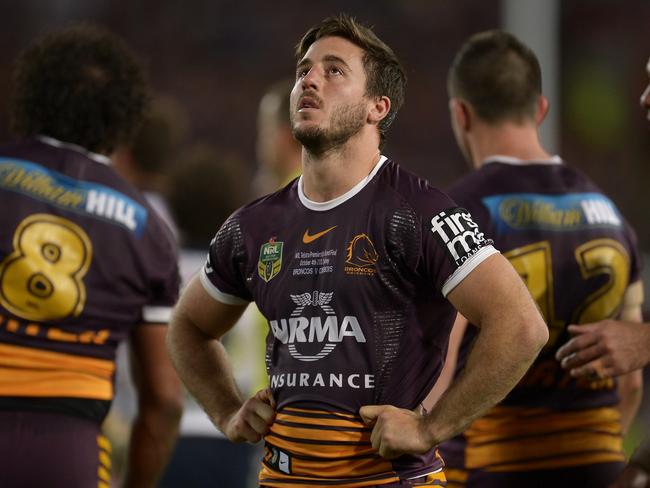 Ben Hunt after the drop that rocked a city. Picture: Brett Hemmings/Getty Images