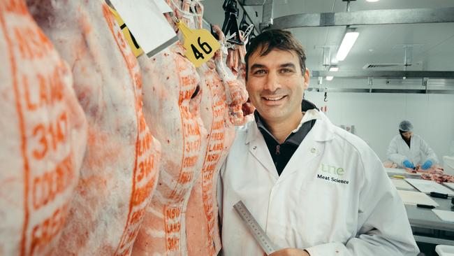 UNE meat scientist Dr Peter McGilchrist.