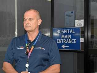 The former CEO of Wide Bay Hospital and Health Service Adrian Pennington. Picture: Paul Donaldson BUN261116HOSP2