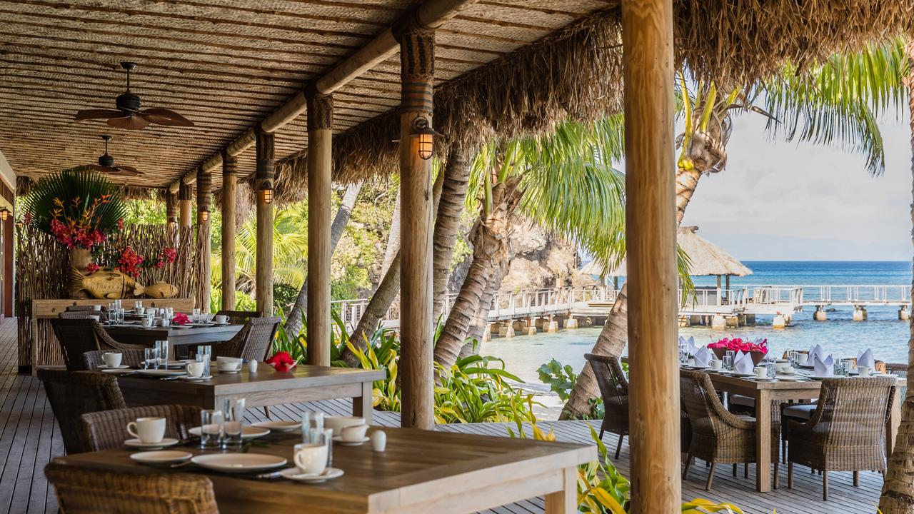 Beach Shack restaurant, Kokomo Private Island, Fiji. Picture: Nikki To