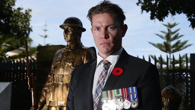 Afghanistan war veteran Damien Thomlinson. (Craig Wilson)