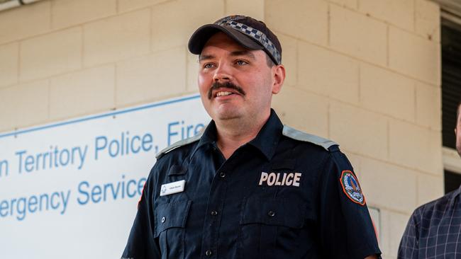 Constable Adam Bacon as Sixty-three new Northern Territory Police constables will graduate on Friday, June 28, in Darwin. Picture: Pema Tamang Pakhrin