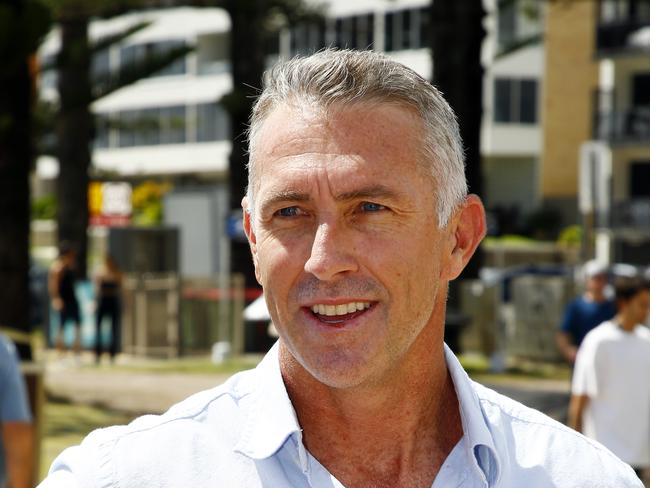 Surf QLD CEO Adam Yates during the launch of the 2023 Gold Coast Open surfing event. Picture: Tertius Pickard