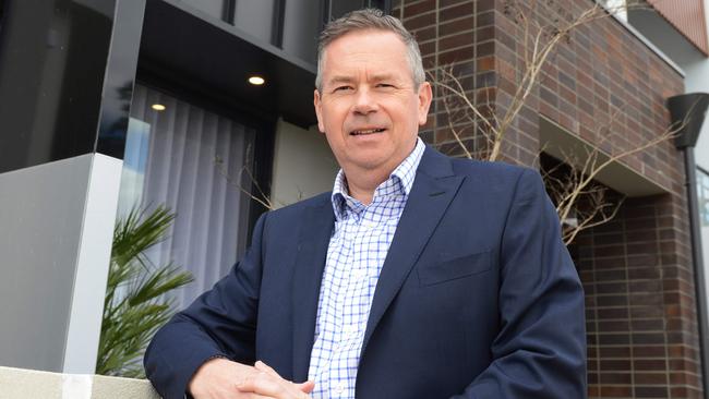 Metricon Homes CEO Richard Bryant. Metricon are pioneering terraced housing in SA with several terraced homes at Lightsview. (AAP Image/ Brenton Edwards)