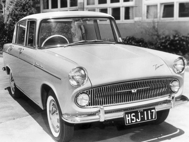 Humble begins. The Toyota Tiara, pictured here in 1964. Picture: News Limited