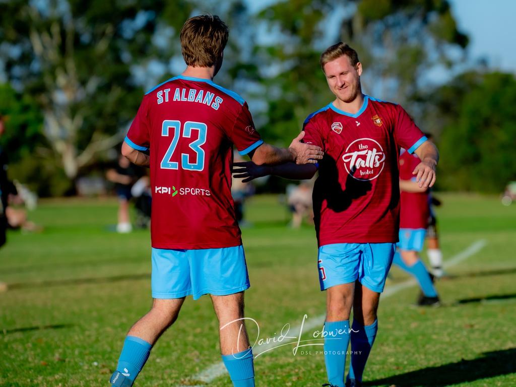 The St Albans football team. Picture: Football Qld, Daniel Weber &amp; Corey Johnston