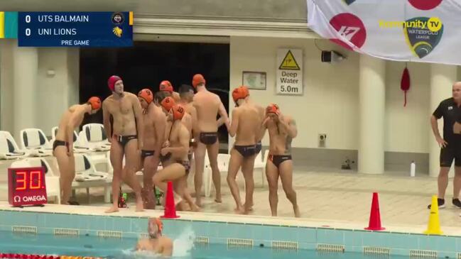 Replay:  UTS Balmain Tigers v Sydney Uni Lions (Men's Semi-Final B) - Australian Water Polo League finals