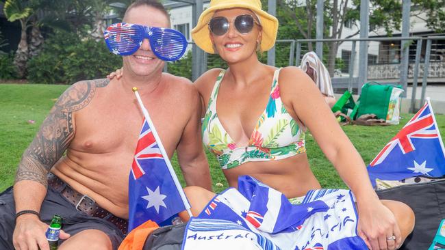 A Roy Morgan opinion poll shows a majority of Australians say we should keep celebrating Australia Day – and the date should remain at January 26. Picture: Stephen Archer