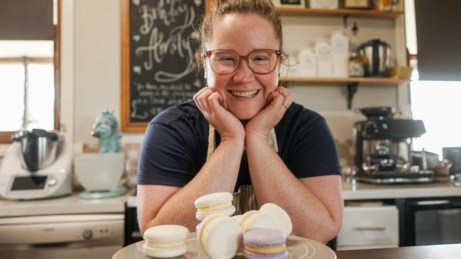 Yanac farmer April Bedford launched her business, April's Ovens, to sell macarons and cakes across the Wimmera. Picture: Rachel Simmonds