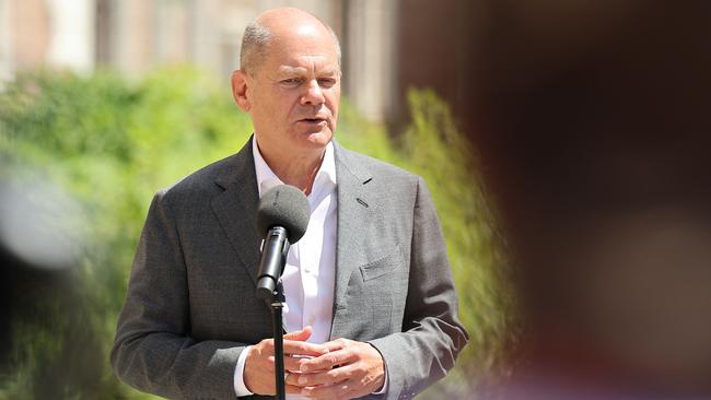 German Chancellor Olaf Scholz leads a fractious coalition. Picture: Daniel Loeb/AFP