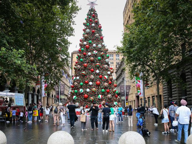 The Christmas tree at Martin Place last year. Picture: NCA Newswire/ Gaye Gerard