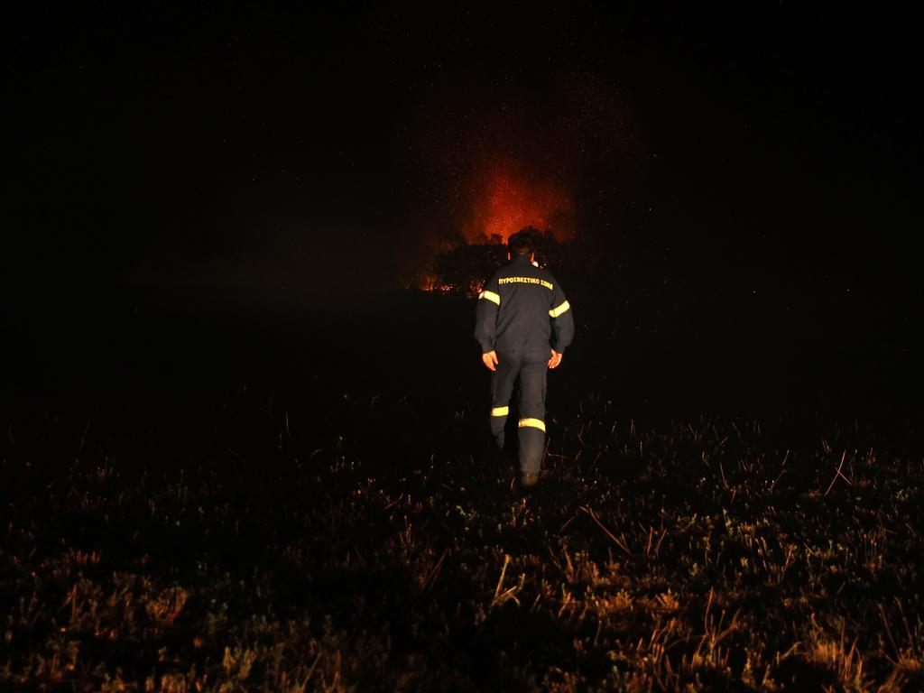 The fires in Evros have caused enormous damage. Picture: Ayhan Mehmet/Anadolu Agency via Getty Images