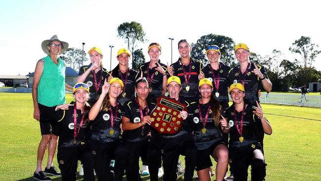 The 2024/25 Katherine Raymont One Day Shield champions, Western Suburbs. Picture: Queensland Premier Cricket.