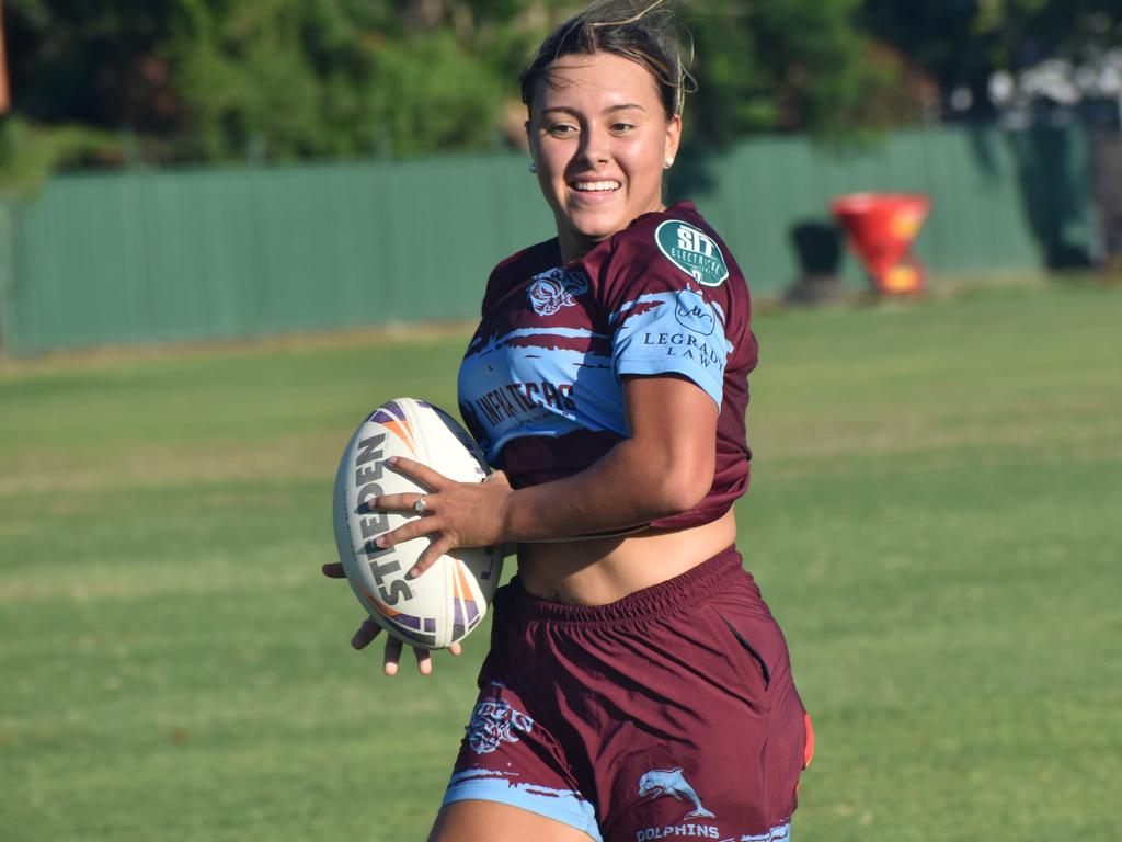 CQ Capras under-19 player Taila Miller.