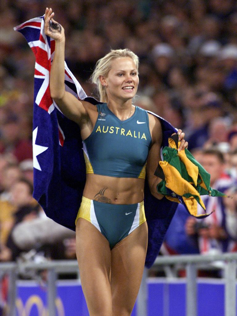 Former Australian pole vaulter Tatiana Grigorieva in 2000.