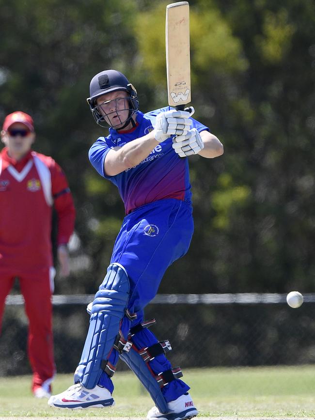 Tom Wood in action against Casey-South Melbourne last month.