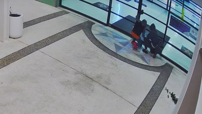 Two thieves broke into a Salisbury Downs shopping centre in January to steal Pokemon cards from a vending machine. Picture: SAPOL