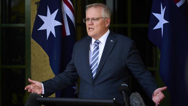 An electric vehicle ­strategy and an updated technology investment road map are expected to headline Scott Morrison’s announcements before the COP26 summit, which he is expected to attend. Picture: Getty Images