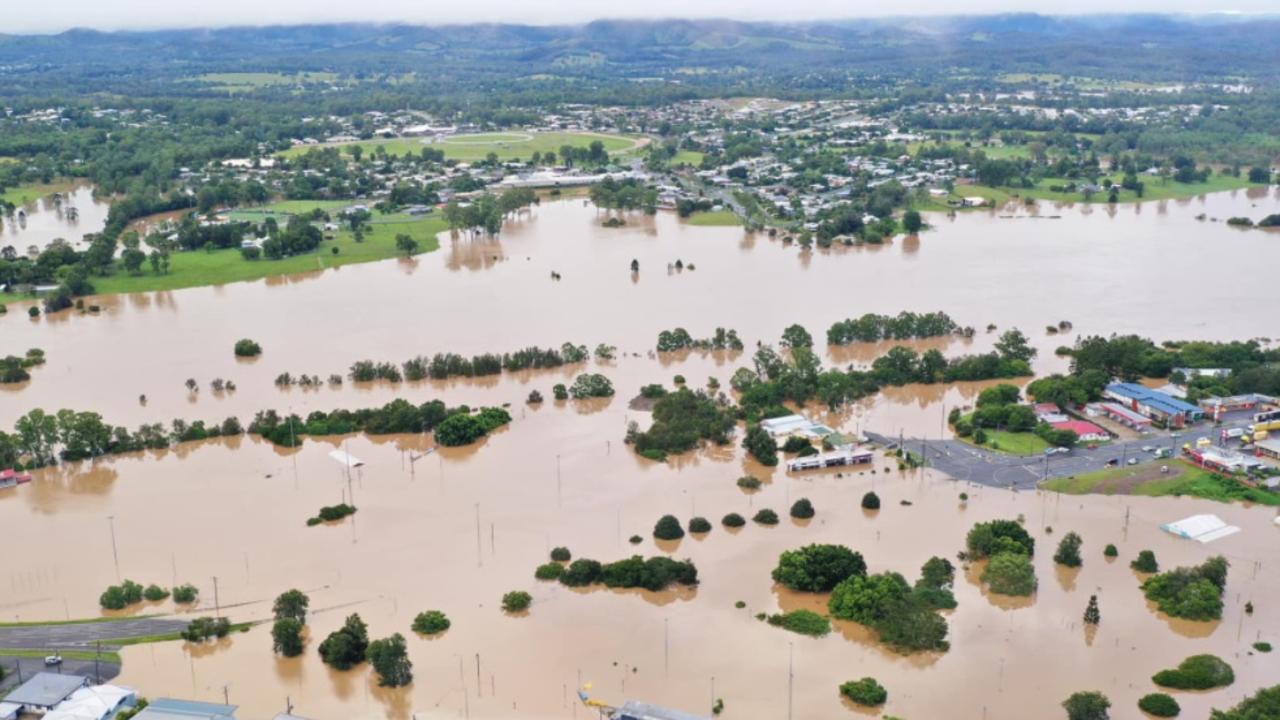 Infinity Flights Photography captured these incredible shots of Gympie experiencing its worst flood in decades on the morning of Saturday, February 26, 2022.