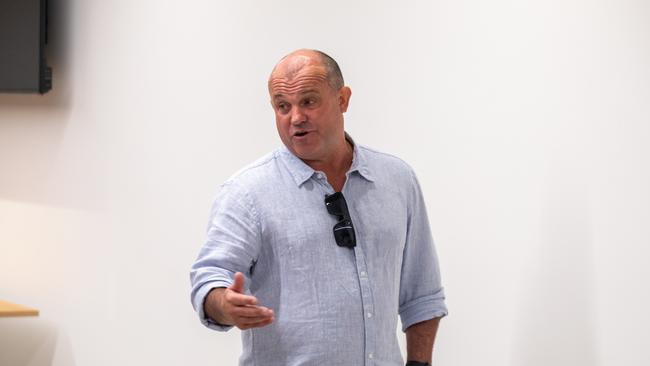 Craig Field returned to Brookvale Oval this week for the first time in 20 years. Picture: Alfred Naupoto (Manly Media).