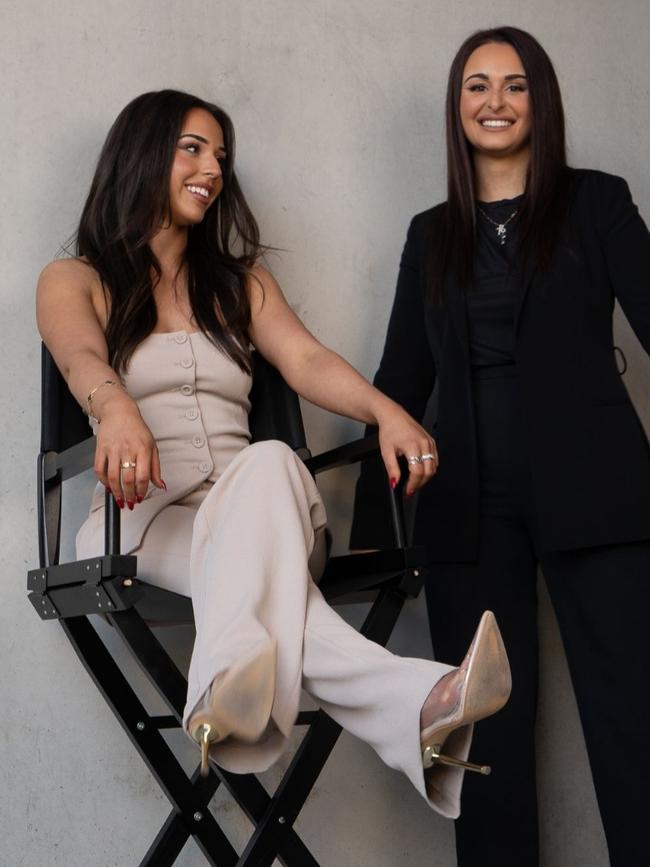 Co-owners of the Brow and Body Studio, Bianca Caruso and Niki Bukva. Picture: Supplied