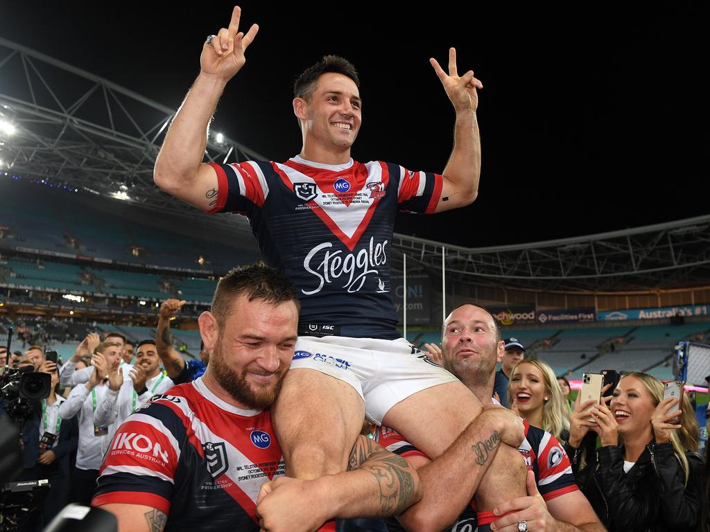 Cooper Cronk helped guide the Roosters to back-to-back premierships. Picture: AAP Image/Dan Himbrechts