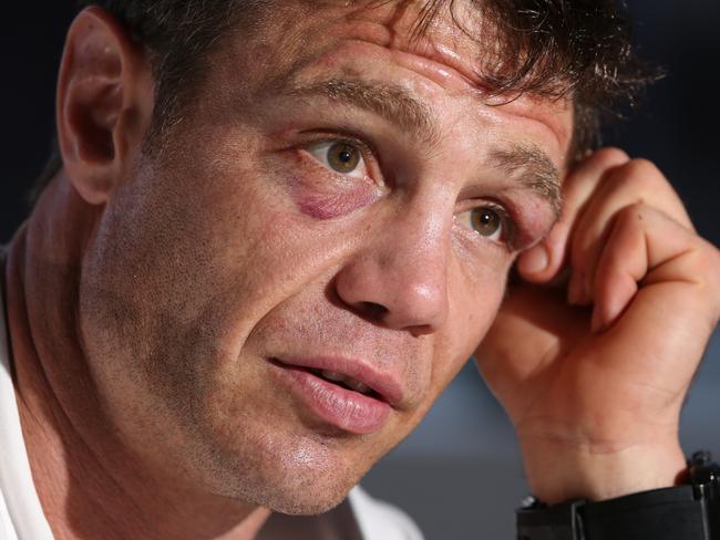 Michael Katsidis has been training Ben Hannant for his fight. Picture: Glenn Hampson