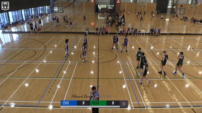 Replay: Qld Basketball CBSQ Junior competition- Cairns SHS v Villanova College (Boys Div 1)