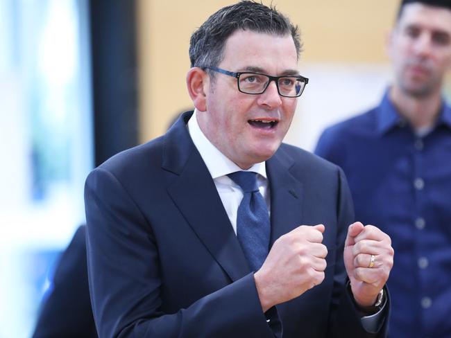 MELBOURNE, AUSTRALIA - NewsWire Photos, MAY 24, 2022. The Premier, Daniel Andrews, the Deputy Premier, James Merlino, and the Australian of  the Year, Dylan Alcott, will announce extra support for students with a disability.  : NCA NewsWire / David Crosling