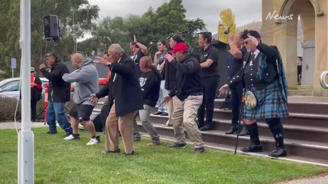 Haka commemorates Anzac spirit