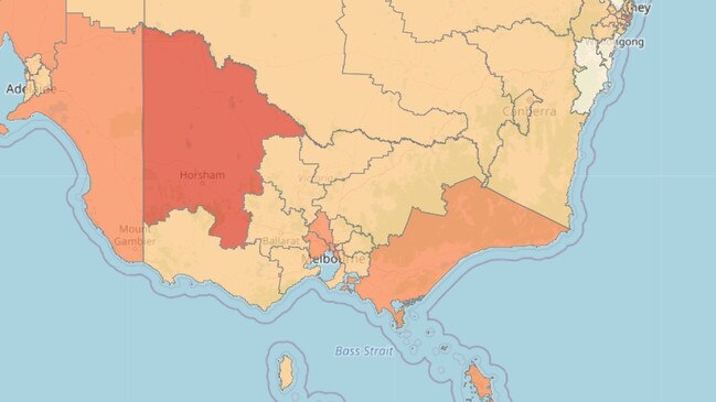 Northwest Victoria suffered Australia's greatest loss of payroll jobs between March and July 18. Picture: Australian Bureau of Statistics