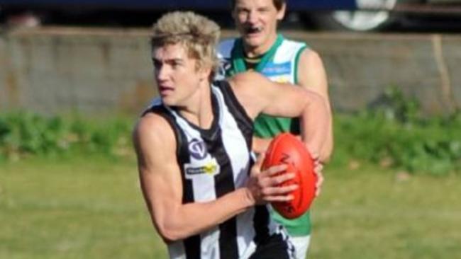 Dustin Martin made a name for himself at Castlemaine as a 16-year-old.