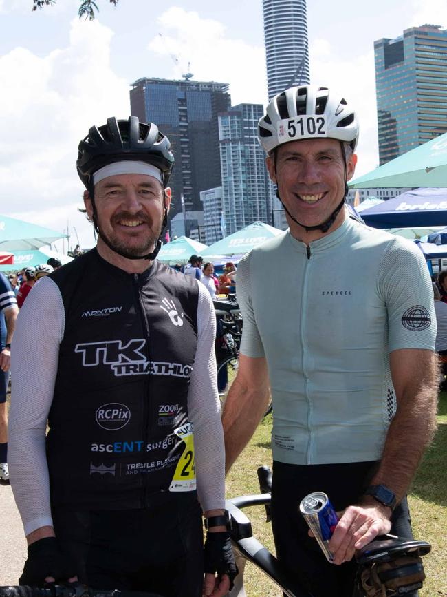 Thousands of cyclists took to the streets of the river city on Sunday for the Tour de Brisbane. \Photo: Grace Kessels.