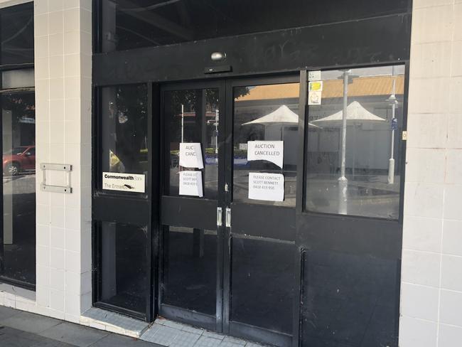 There are a number of vacant shopfronts at The Entrance. Picture: Richard Noone