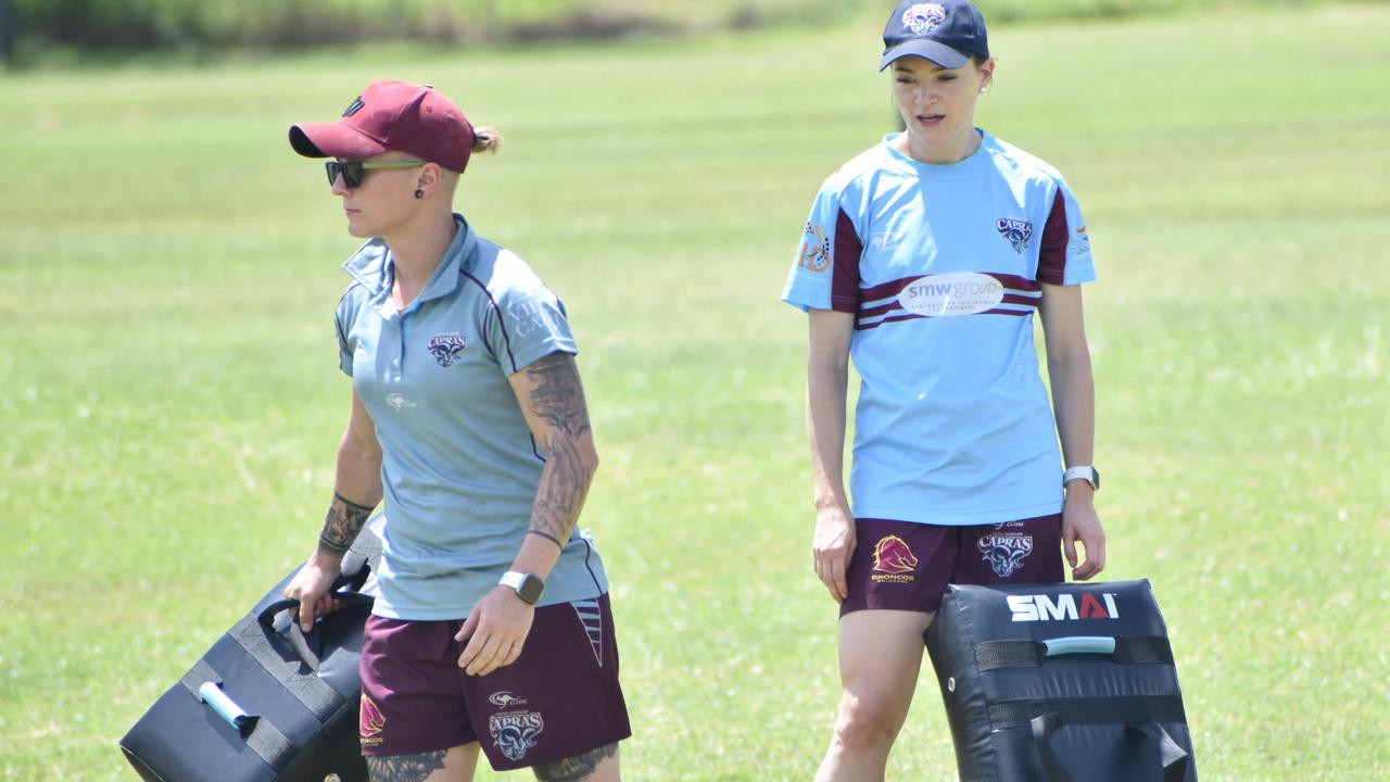 CQ Capras women's trial day at Rockhampton's Kettle Park, November 20, 2021.