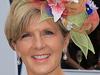 Celebrities and colour from the Birdcage at Flemington Racecourse, for Melbourne Cup Day. Julie Bishop. Picture: Alex Coppel.