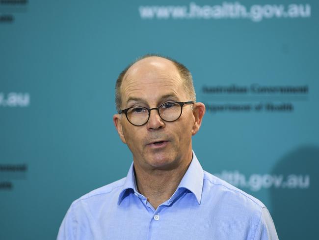 Deputy Chief Medical Officer Professor Paul Kelly. Picture: AAP