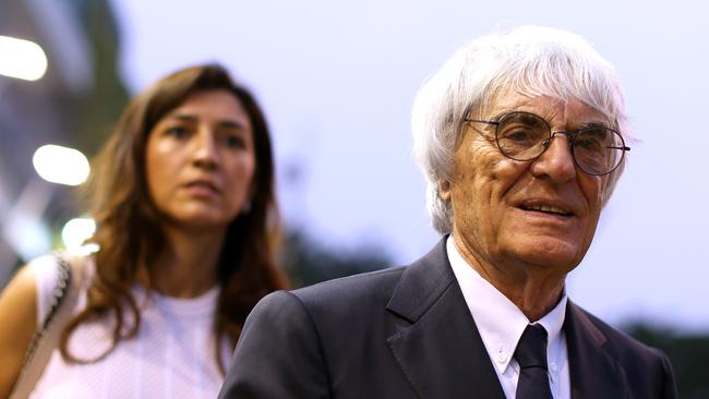 Fabiana and Bernie Ecclestone. Picture: Getty Images